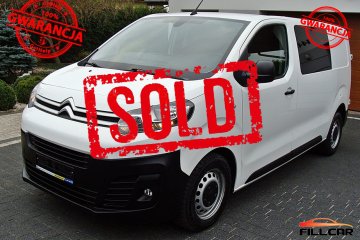 Citroen Jumpy 2.0 BLUEHDI 120KM 6 OSÓB Klima FRA-VAT23% Brygadówka